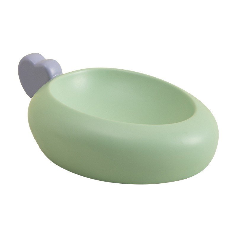 Egg Ceramic Pet Bowl | Wide Base | Heart Lug | Cat and Dog Feeder | Wholesale